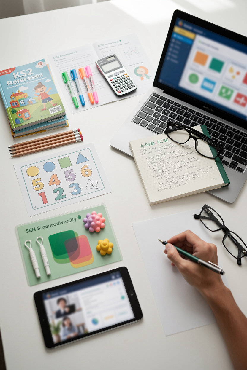 EduLink EC tutoring services for KS2, GCSE, A-Level, and SEN support - personalized learning for every student